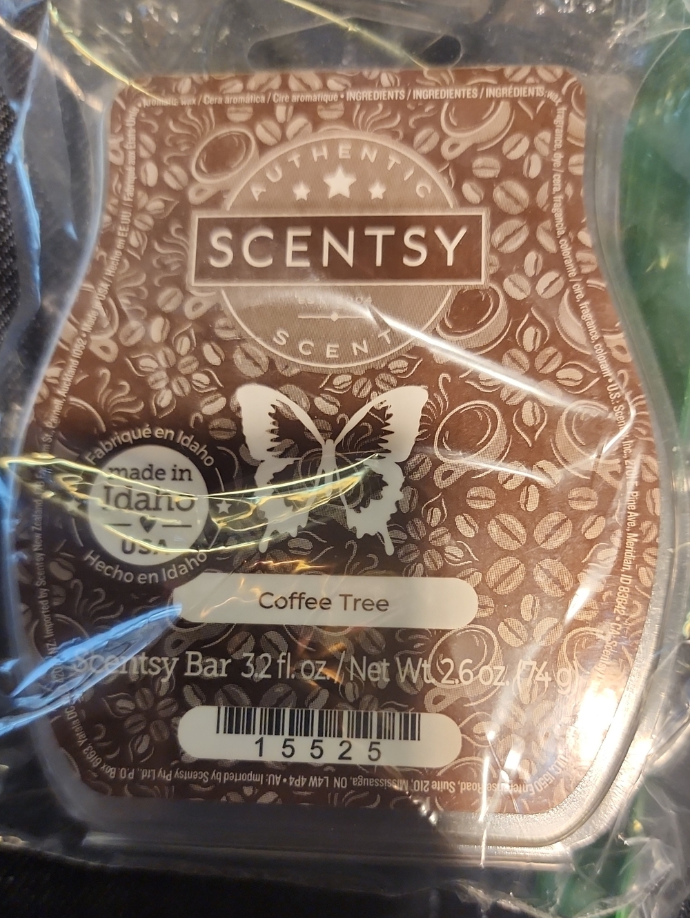 Scentsy Coffee Tree Wax Bar - Brown